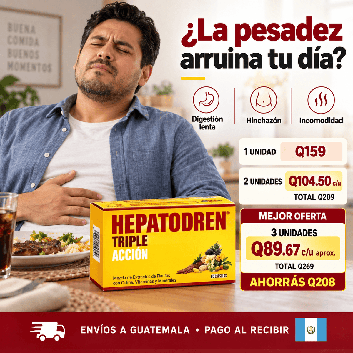 🌿 HepatoBalance™ – Cápsulas para bienestar digestivo 💛