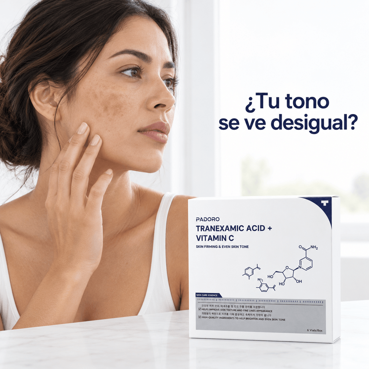 ✨ PadoBright™ – Kit facial para tono uniforme 💙