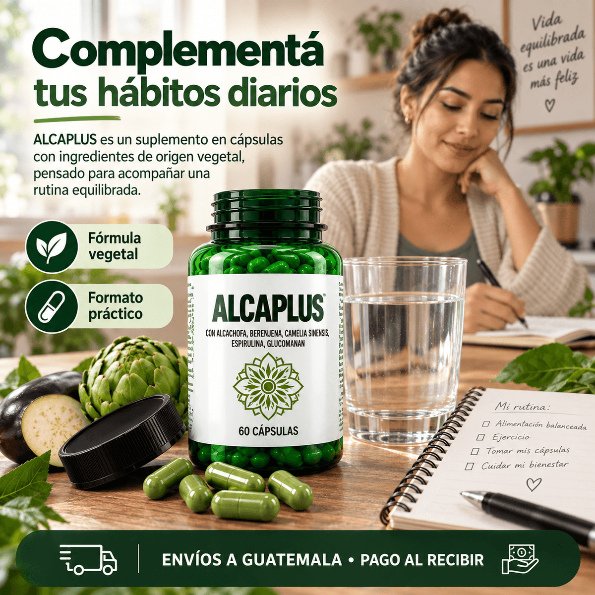 🌿 AlcaBalance™ – Cápsulas vegetales para acompañar tus hábitos ⚖️