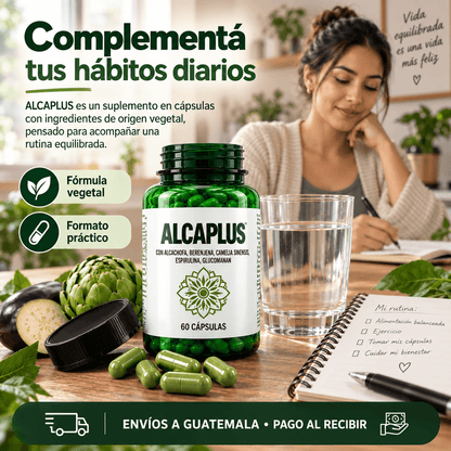 🌿 AlcaBalance™ – Cápsulas vegetales para acompañar tus hábitos ⚖️