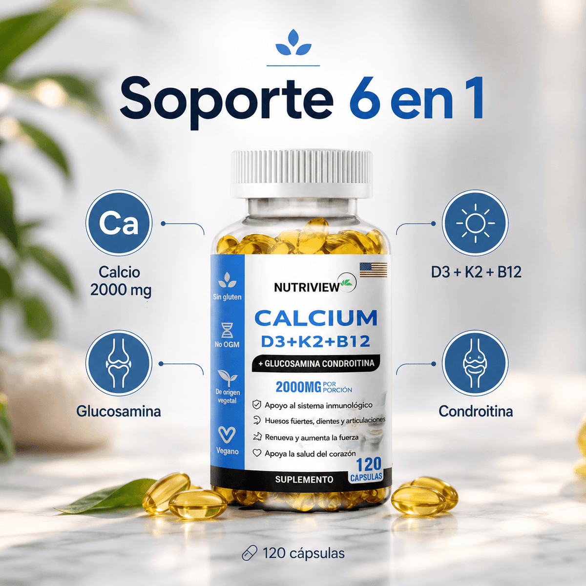 CalciMove 6X™ 🦴 — Soporte Integral para Huesos y Articulaciones