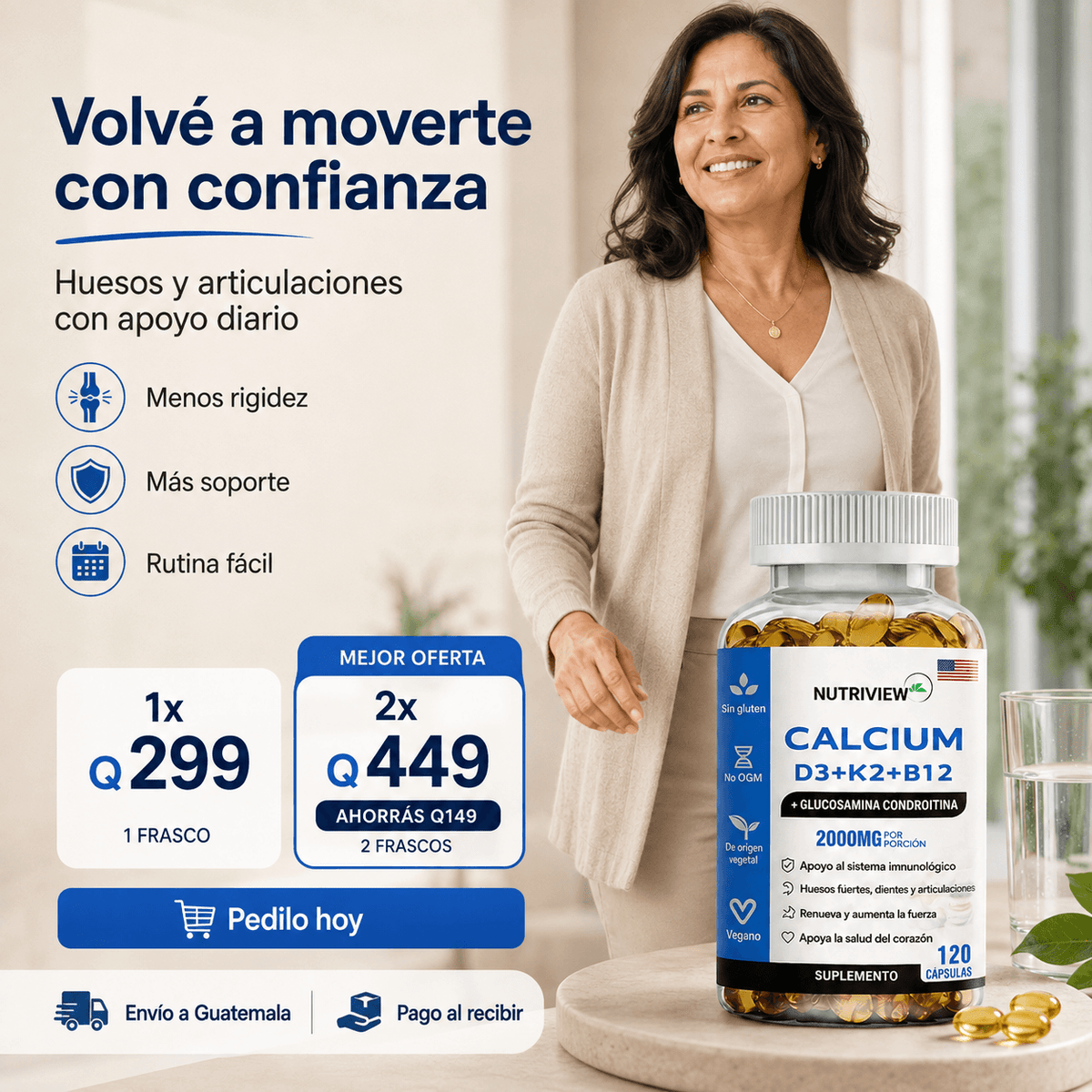 CalciMove 6X™ 🦴 — Soporte Integral para Huesos y Articulaciones