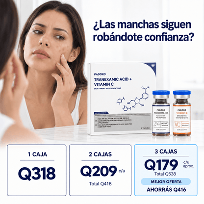 ✨ PadoBright™ – Kit facial para tono uniforme 💙