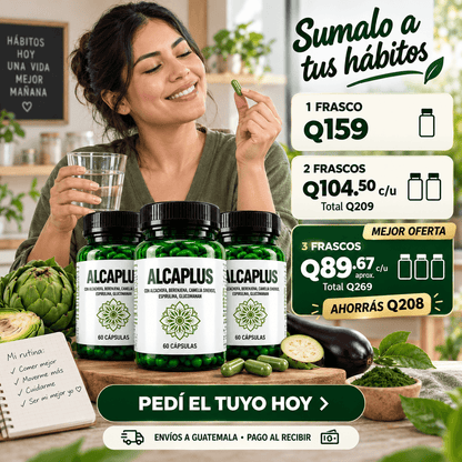 🌿 AlcaBalance™ – Cápsulas vegetales para acompañar tus hábitos ⚖️