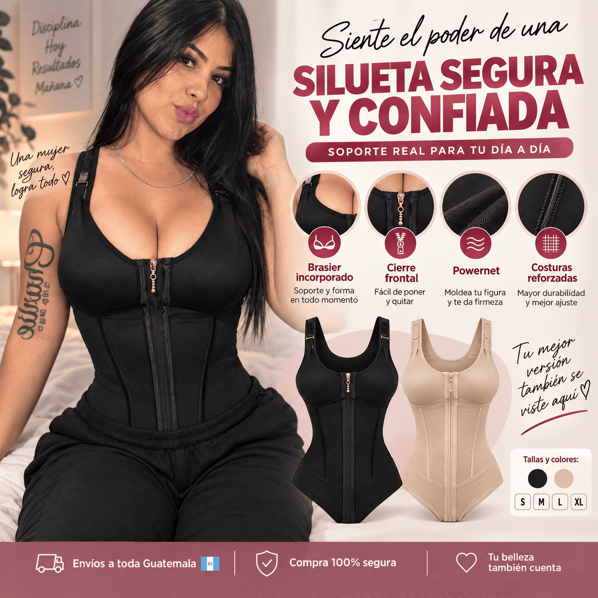 CurveFit™ Faja Chaleco con Brasier