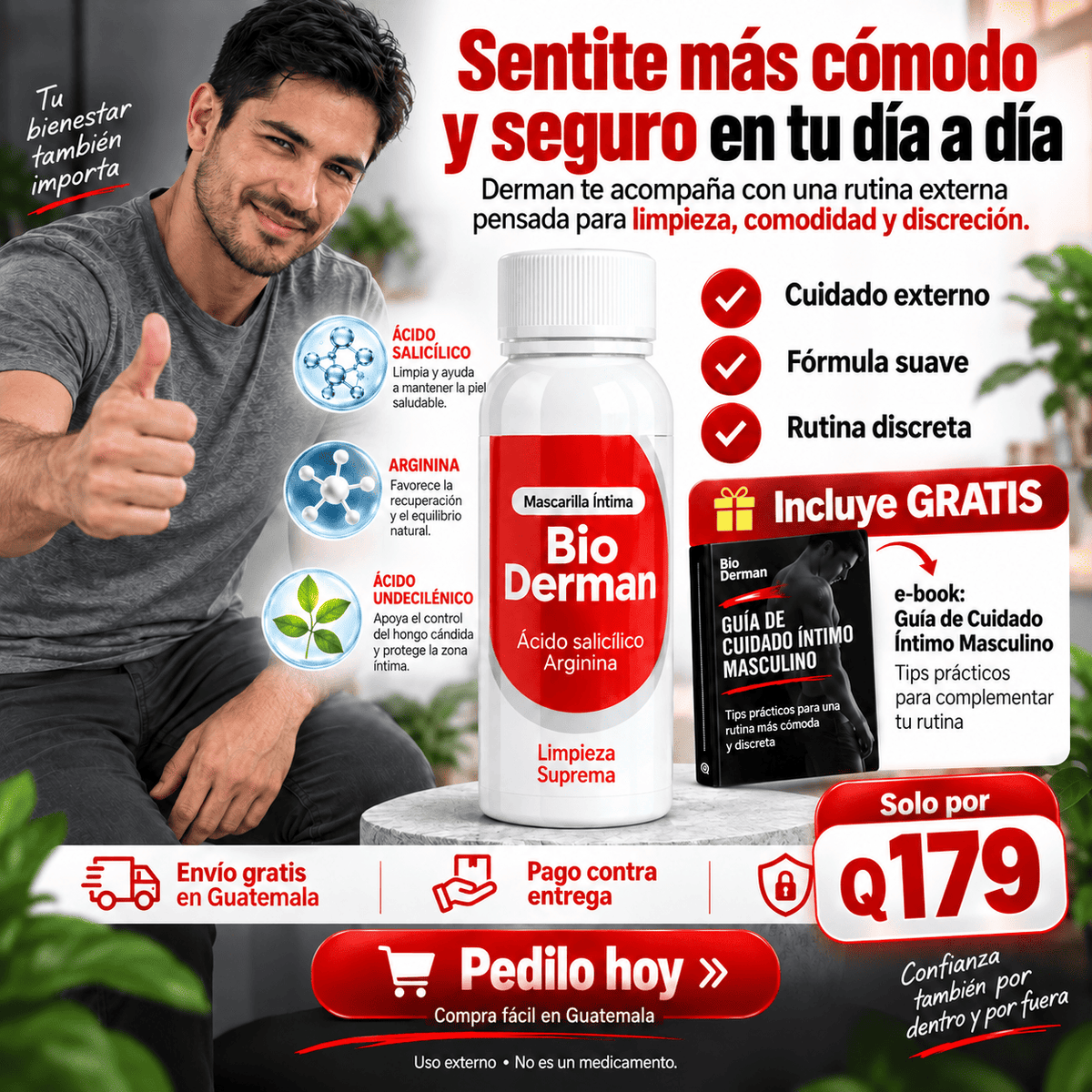 Derman™ Cuidado Íntimo Masculino