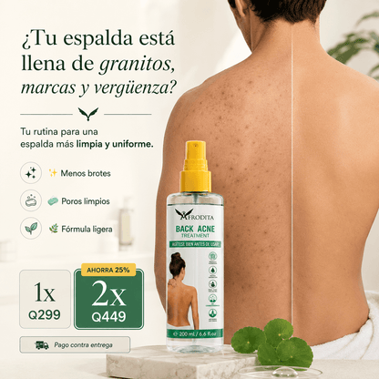 Back Acne Treatment™ — Spray para Acné de Espalda 🫧